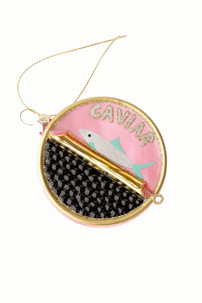 Caviar Glass Ornament