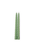 Twist Taper Candles- Set of 2