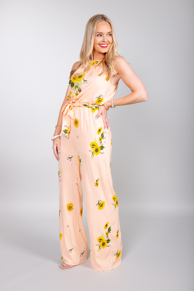 Sunflower Garden Jumpsuit - FINAL SALE