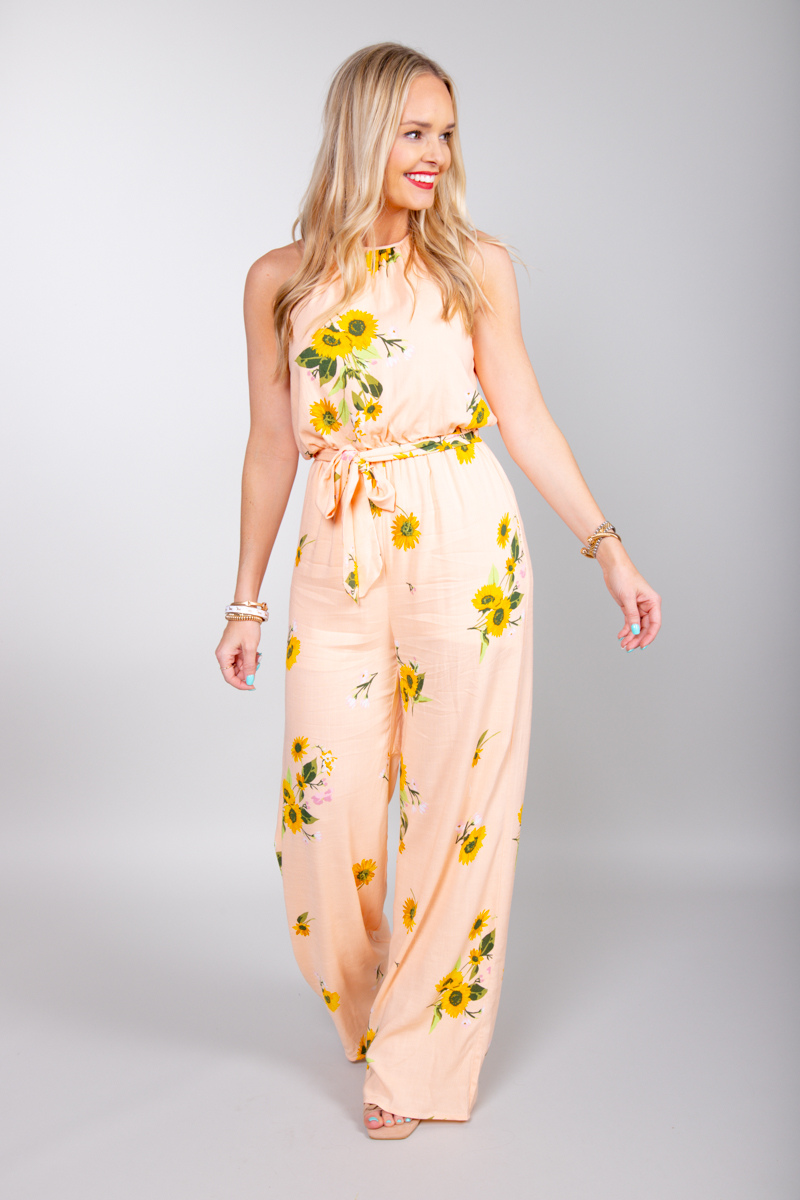 Sunflower Garden Jumpsuit - FINAL SALE