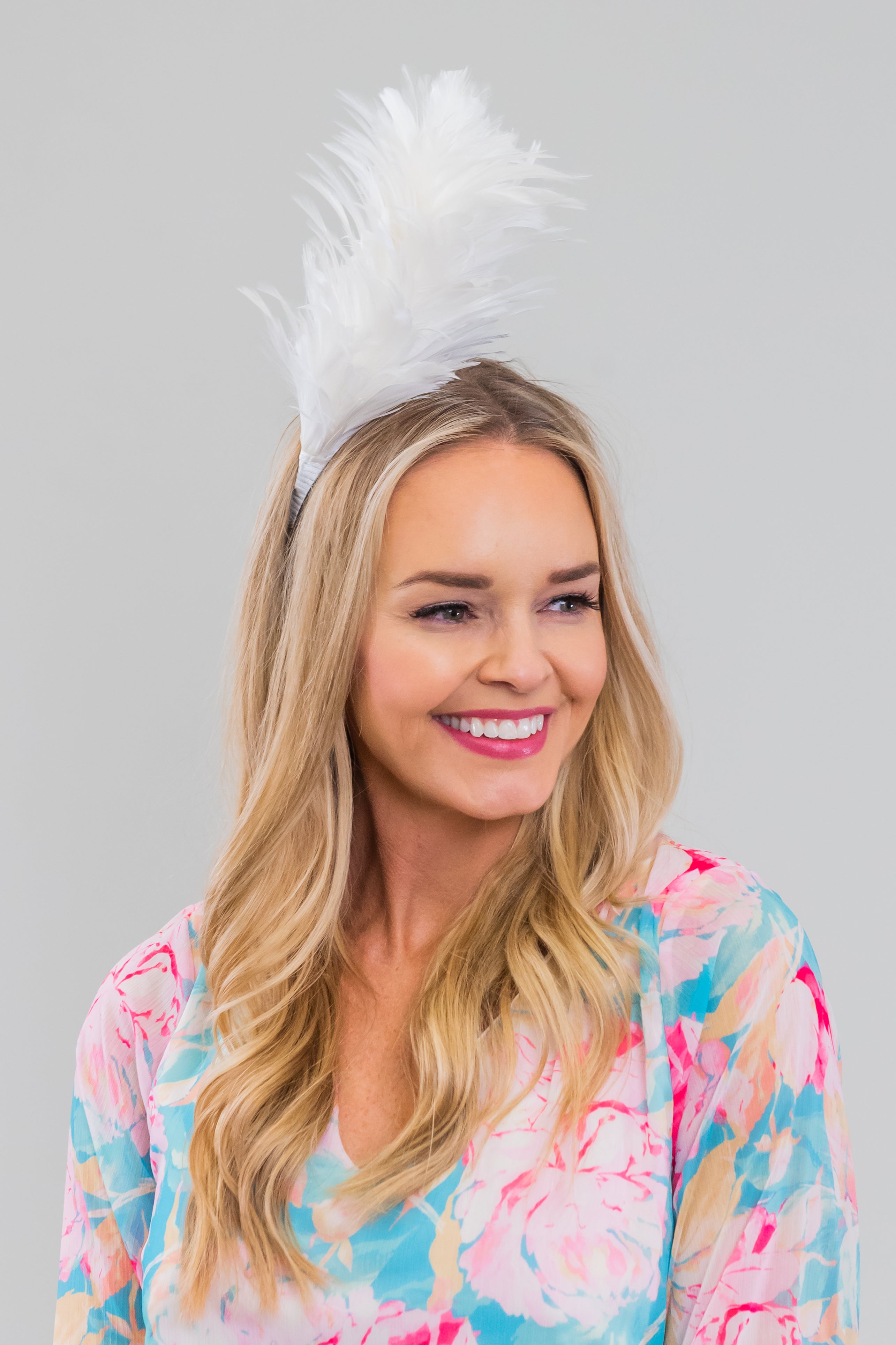 Feather Hair Comb Fascinator