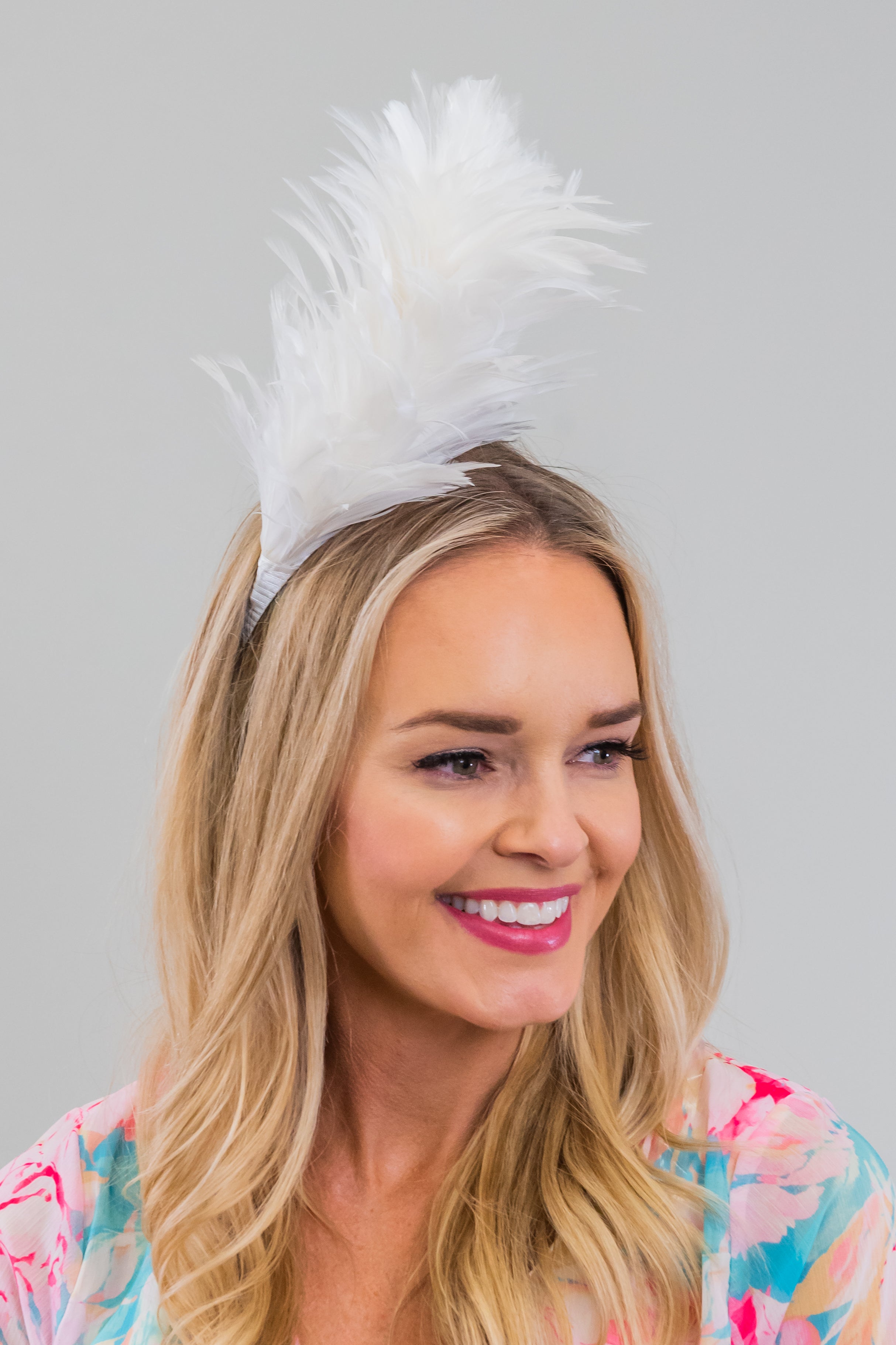 Feather Hair Comb Fascinator