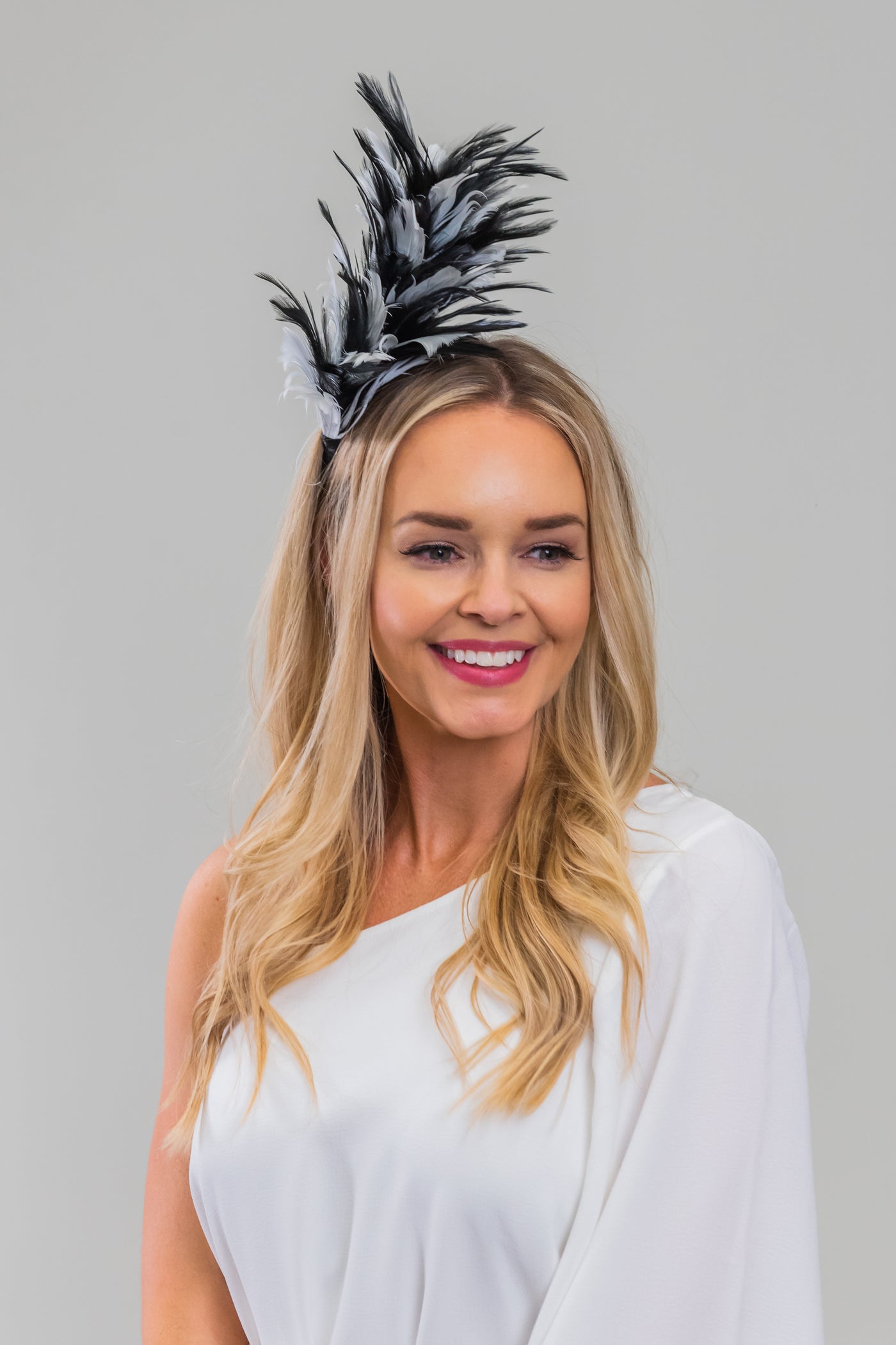 Feather Hair Comb Fascinator