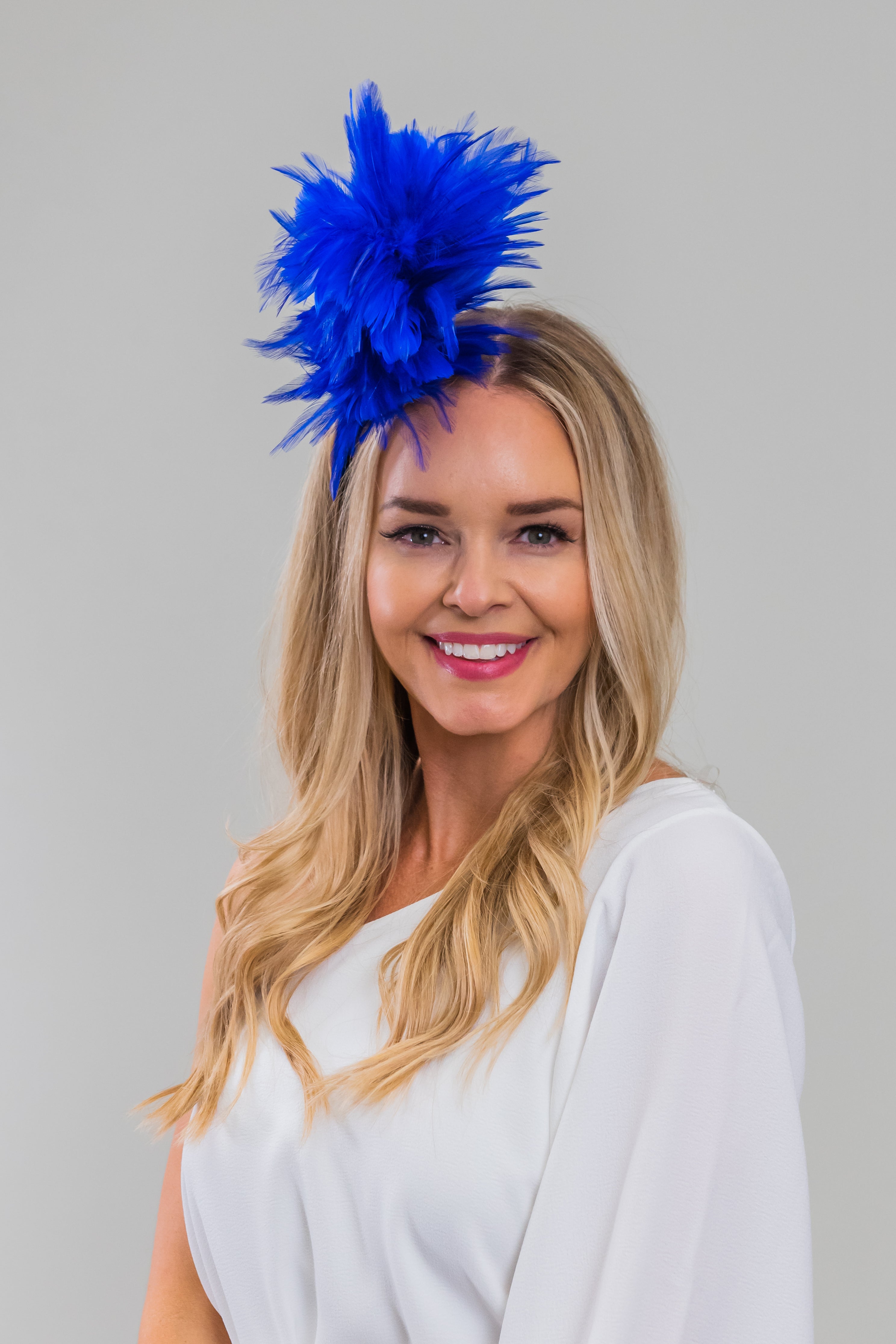 Feather Hair Comb Fascinator