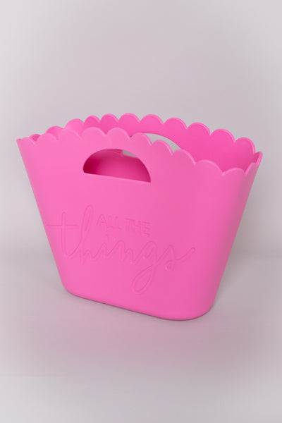 All The Things Jelly Tote-Pink - FINAL SALE