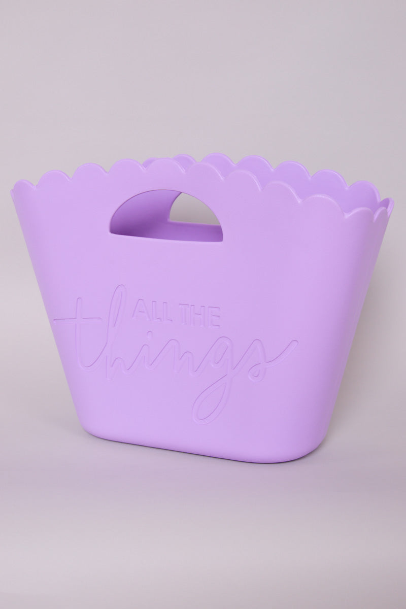 All The Things Jelly Tote-Lavender