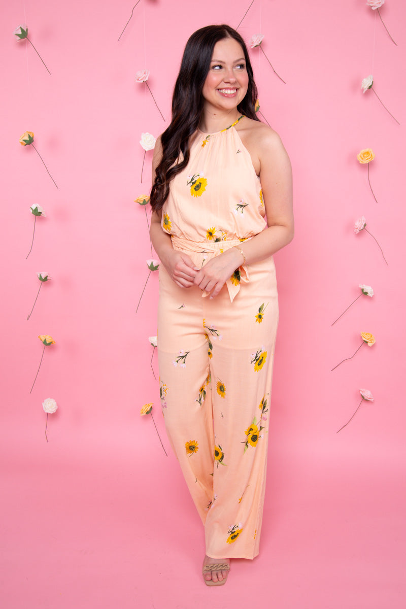 Sunflower Garden Jumpsuit - FINAL SALE