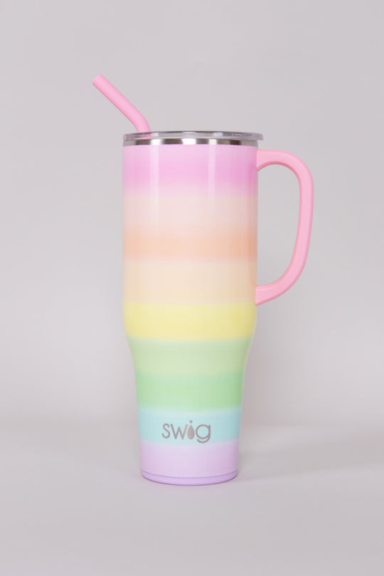 Pop Fizz + Pink Glitter Reusable Straw Set by Swig