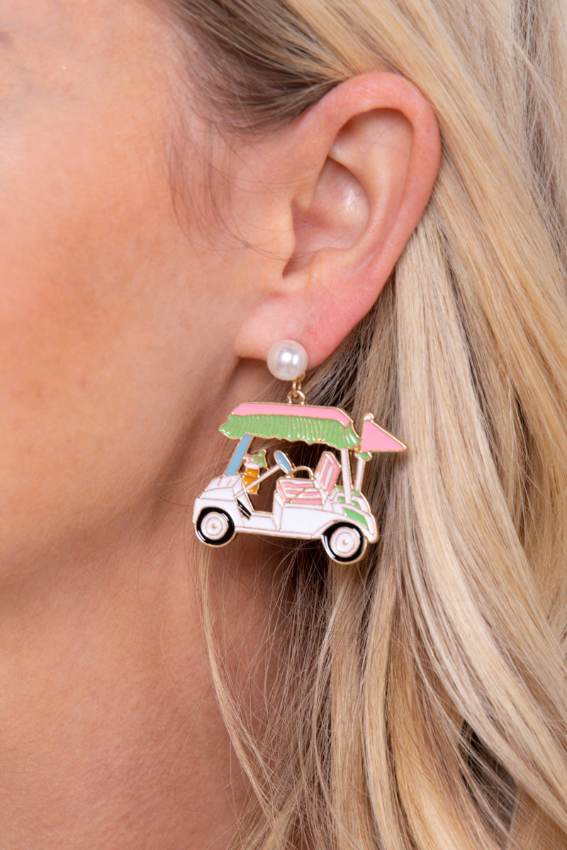 Bella Golf Cart Earrings