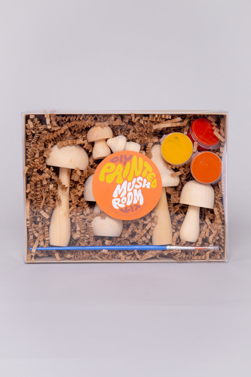DIY Painted Mushroom Kit-Earthy