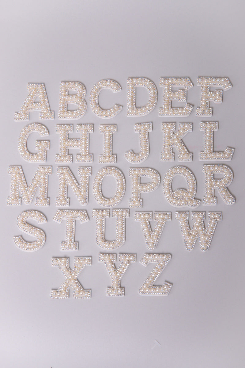 Pearl Letters-Adhesive