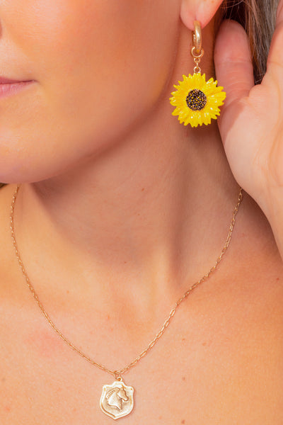 Tillie Sunflower Earrings