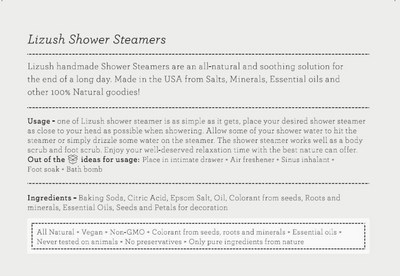 Essential Oils Shower Steamers Gift Set