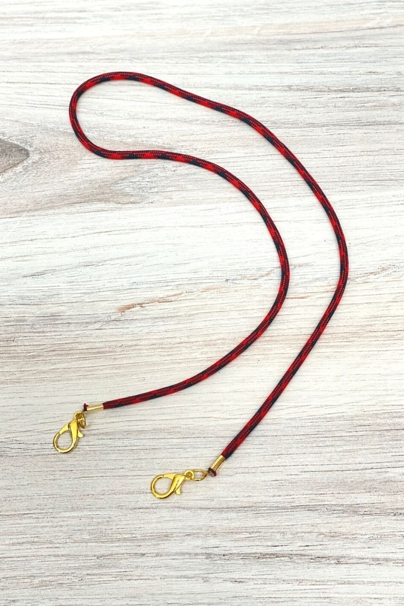 Red and Black Lanyard FINAL SALE