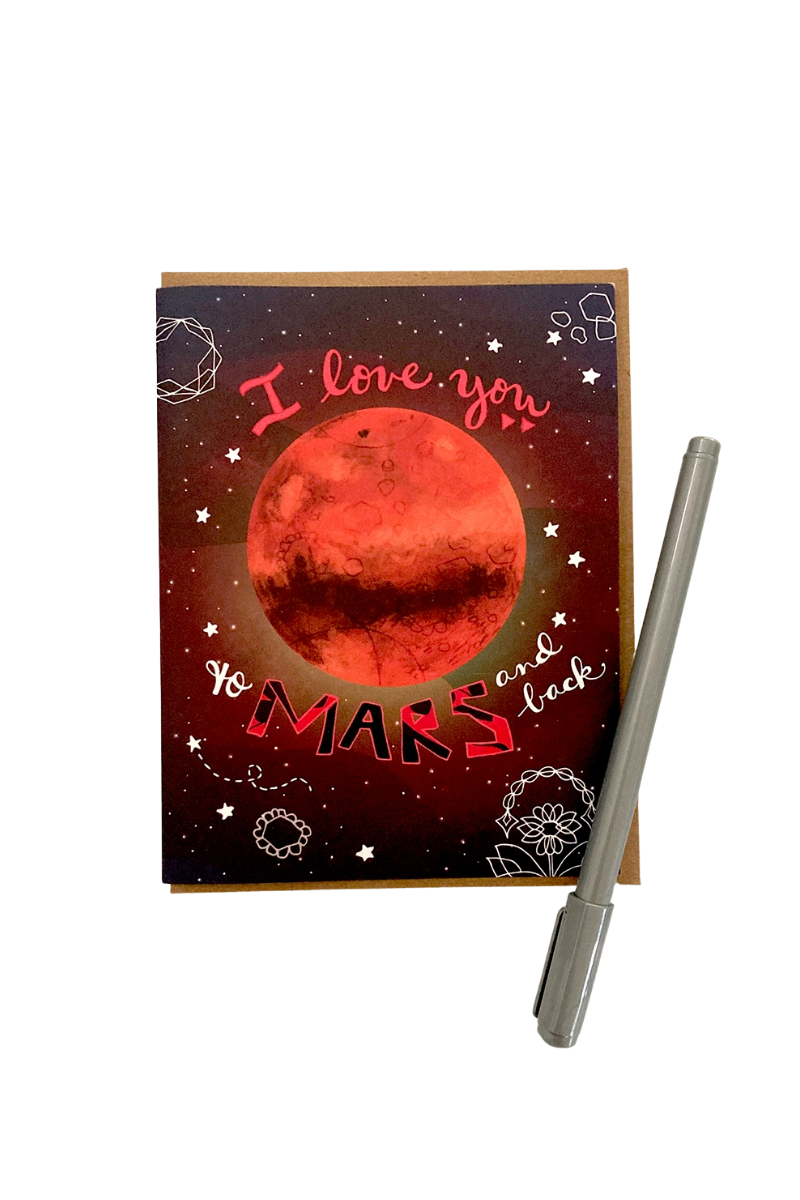 Mars Valentine's Card