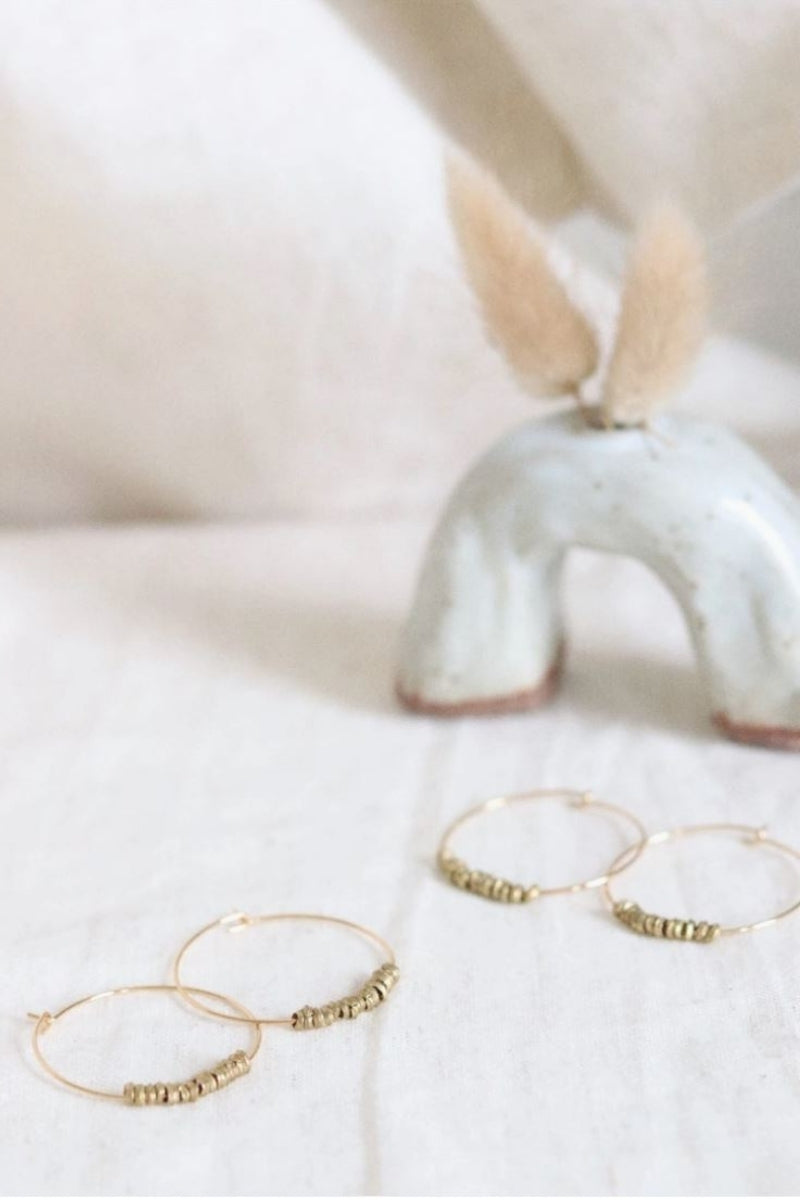 Mini Gold Hoop Earrings