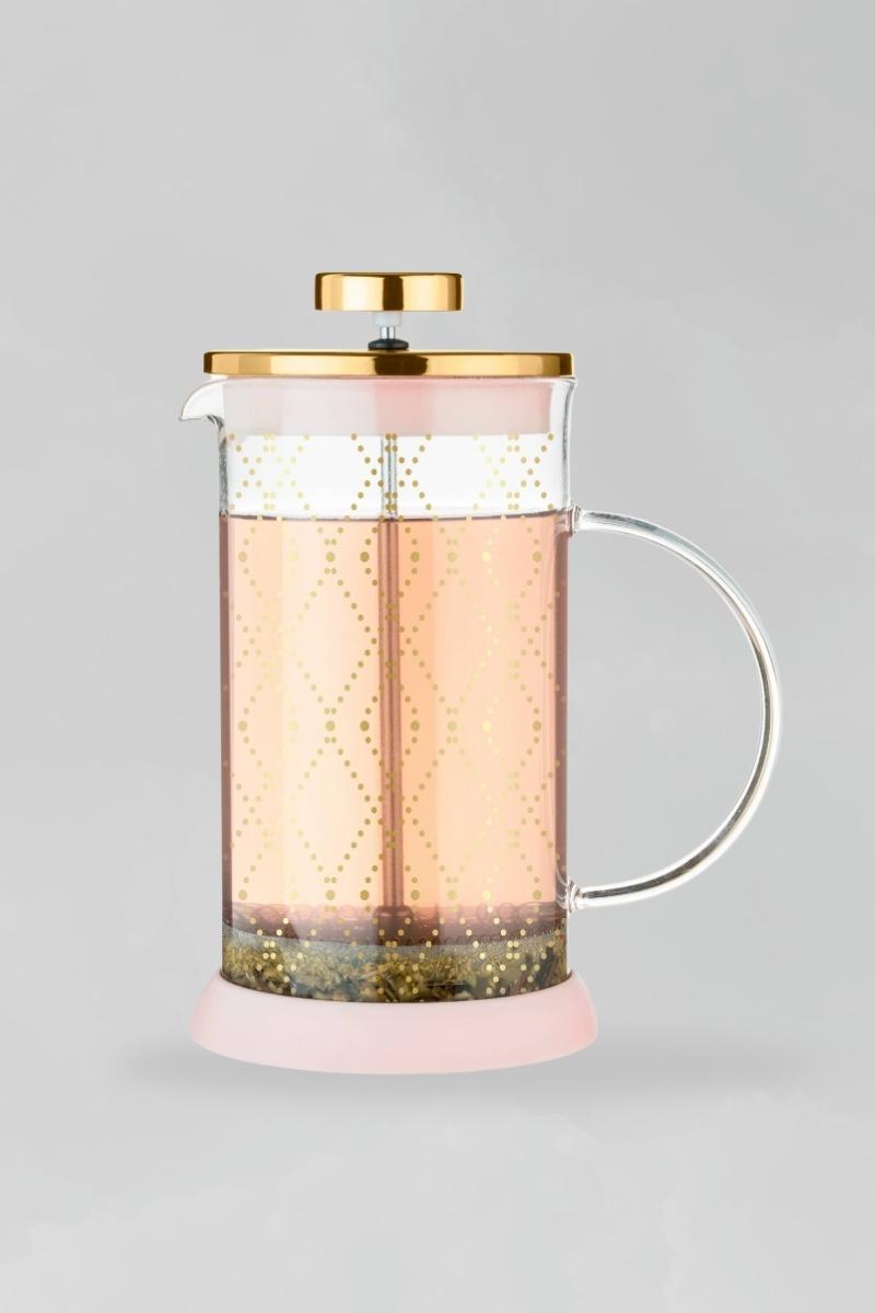 Riley™ Mini Souk Gold Glass Tea Press Pot by Pinky Up®
