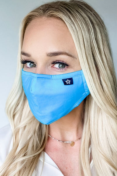 Solid Premium Blue Mask - With 4 Filters