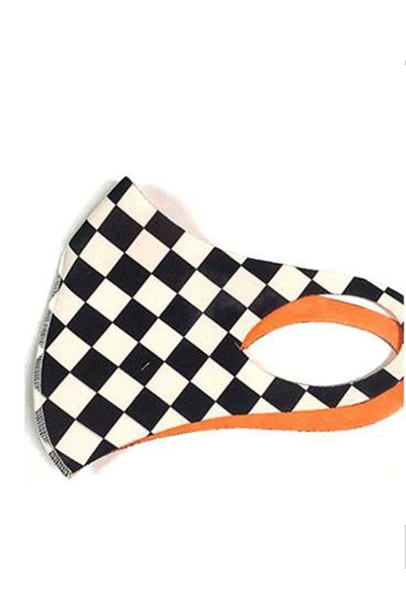 Checkered Stretch Mask Med/Large From PinkTag