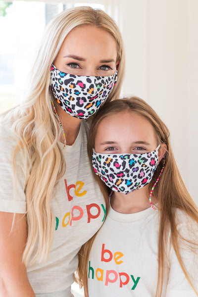 Colorful Leopard Next Level Mask (Adults) From PinkTag
