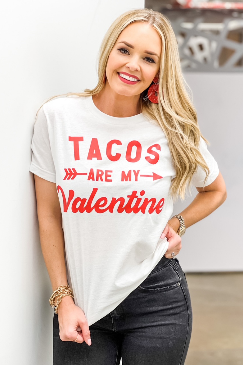 Tacos Are My Valentine Graphic Tee - FINAL SALE