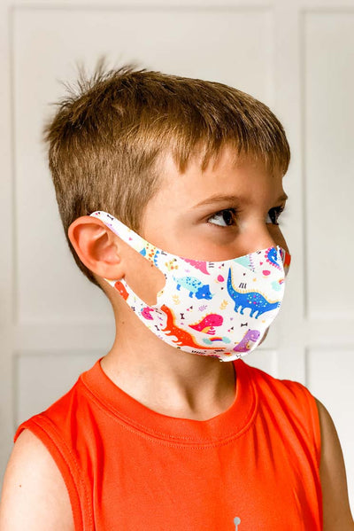 Dinosaur Kids Stretch Mask 3-pack FINAL SALE