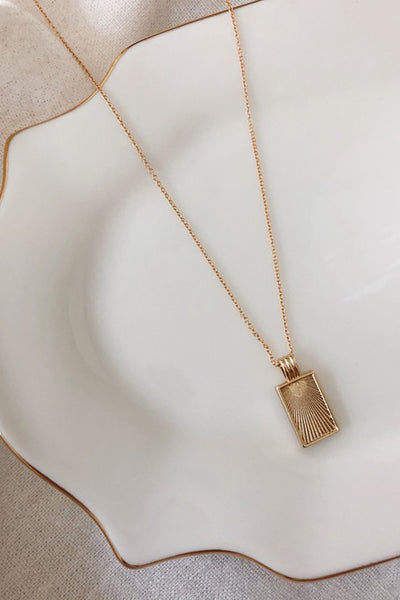 Frame Necklace (14K Gold Filled) From PinkTag